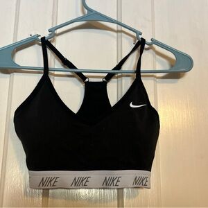 Nike Women's Black and White Sports Bra
